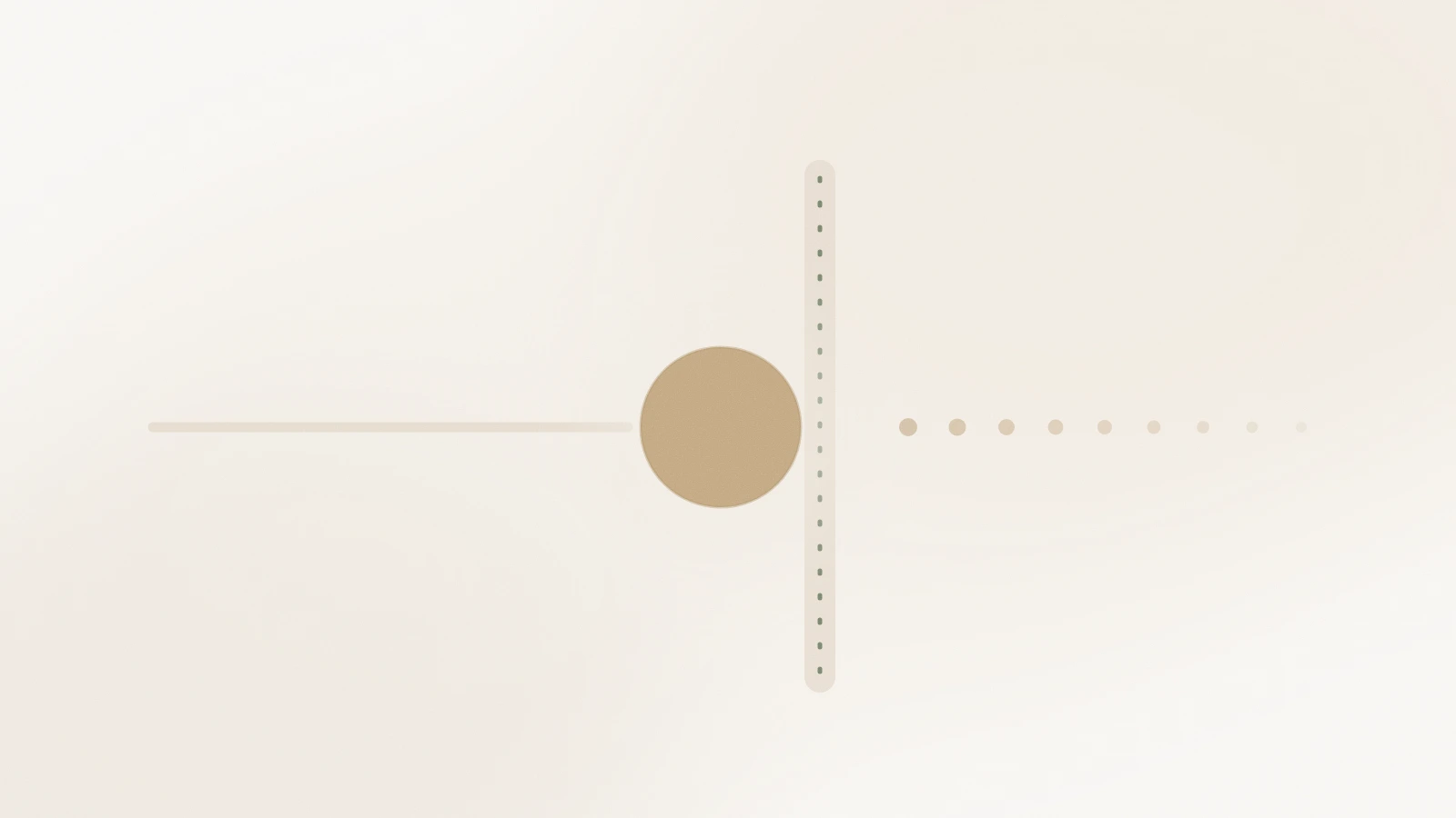 Calm abstract illustration evoking a stalled, frozen moment before starting a task.